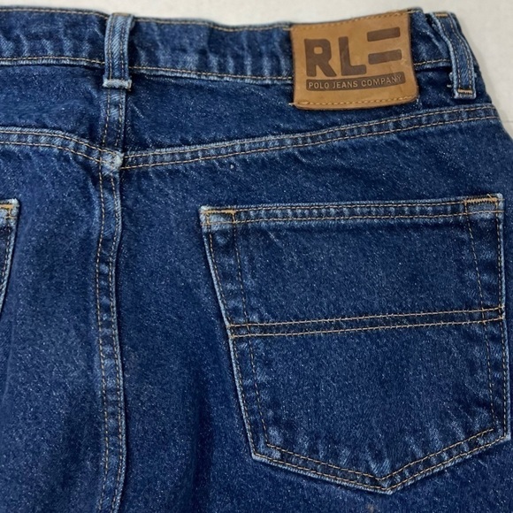 Rl Polo Jeans Ralph Lauren Men Heritage Jeans Dark Wash 34 x 26. - Picture 7 of 7